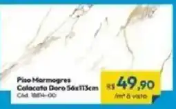 Lojas Becker Piso Hormogres Calacata Doro oferta
