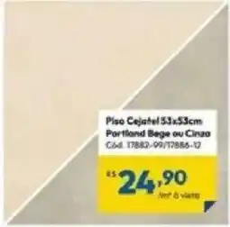 Lojas Becker Piso Cejatel oferta
