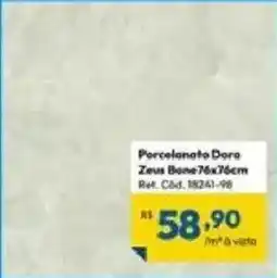 Lojas Becker Porcelanato Dora Zeus Bone oferta