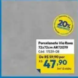 Lojas Becker Porcelanato Via Rosa oferta