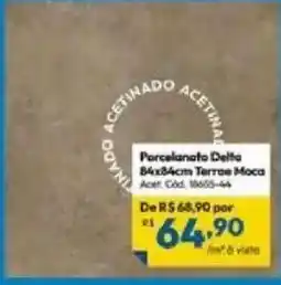 Lojas Becker Porcelanato Delta oferta