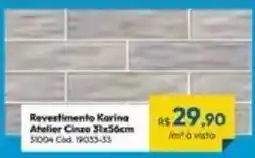 Lojas Becker Revestimento Karina Atelier Cinza oferta