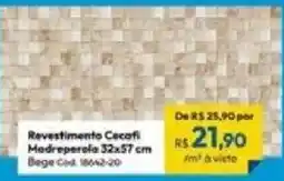Lojas Becker Revestimento Cacafi Madreperola oferta