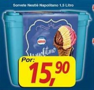 Supermercados Guanabara Sorvete Nestle Napolitano 1.5L oferta