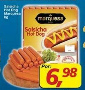 Supermercados Guanabara Salsicha Hot Dog Marquesa 1kg oferta