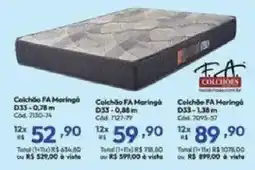 Lojas Becker Colchão FA Maringá oferta