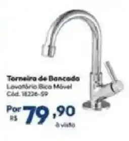 Lojas Becker Torneira de Bancada Lavatório Rico Móvel oferta