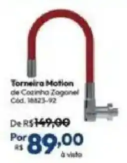 Lojas Becker Torneira motion de cozinha zagonel oferta