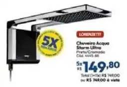 Lojas Becker Chuveiro Acqua Storm Ultra oferta