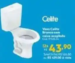 Lojas Becker Vaso celite branco com coroa acoplada oferta