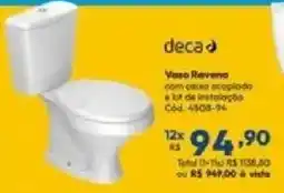 Lojas Becker Deca vaso ravenna oferta