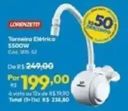 Lojas Becker Torneira Elétrica 5500W oferta