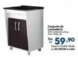 Lojas Becker Conjunto de Lavanderia oferta