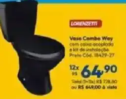 Lojas Becker Vaso Combo Way oferta