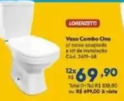 Lojas Becker Vaso Combo One oferta