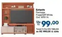 Lojas Becker Estante Formosa Frejó/Off White oferta