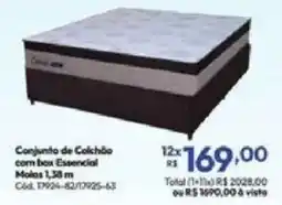 Lojas Becker Conjunto de colchão com box essencial oferta