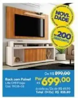 Lojas Becker Rock com Painel oferta