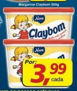 Supermercados Guanabara Margarina Claybom 500g oferta