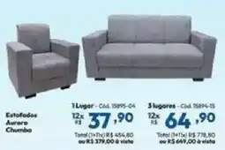 Lojas Becker Estofados Aurora Chumbo oferta