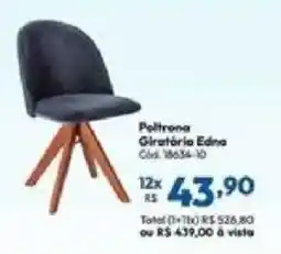 Lojas Becker Poltrona giratória edina oferta