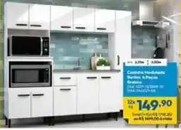 Lojas Becker Cozinha Modulada Bertim 4 Peças Branca oferta