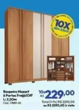 Lojas Becker Roupeiro Mozart oferta
