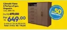 Lojas Becker Cômoda Viena oferta