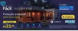 Lojas Becker Seguro fácil residencial oferta