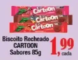Supermercados Unidos Biscoito recheado cartoon oferta