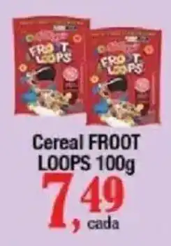 Supermercados Unidos Cereal FROOT LOOPS oferta