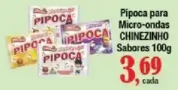 Supermercados Unidos Pipoca para micro-ondas chinezinho oferta