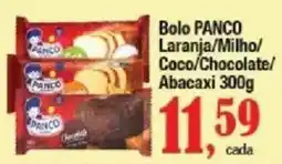 Supermercados Unidos Bolo PANCO Laranja/Milho/Coco/Chocolate/Abacaxi oferta
