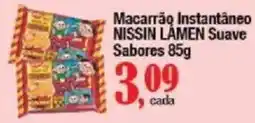 Supermercados Unidos Macarrão instantâneo nissin lamen suave oferta