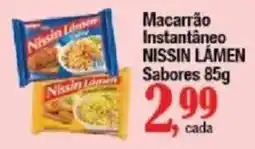 Supermercados Unidos Macarrão instantâneo nissin lâmen sabores oferta