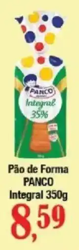 Supermercados Unidos Pão de Forma PANCO Integral oferta