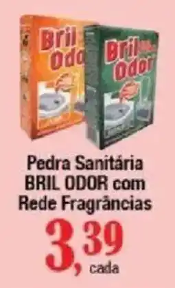 Supermercados Unidos Pedra Sanitária BRIL ODOR com Rede Fragrâncias oferta