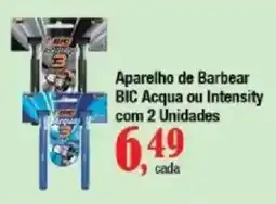 Supermercados Unidos Aparelho de Barbear BIC Acqua ou Intensity oferta