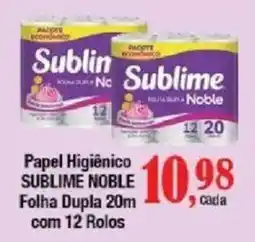 Supermercados Unidos Papel Higiênico Sublime Noble oferta