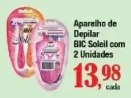 Supermercados Unidos Aparelho de depilar bic soleil oferta