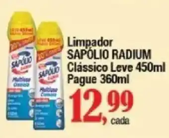 Supermercados Unidos Limpador sapólio radium clássico leve oferta