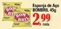Supermercados Unidos Esponja de Aço Bombril oferta