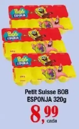 Supermercados Unidos petit suisse bob esponja oferta