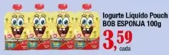 Supermercados Unidos Iogurte Líquido Pouch Bob Esponja oferta