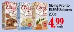 Supermercados Unidos Molho Pronto ELEGÊ Sabores oferta