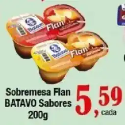 Supermercados Unidos Sobremesa Flan BATAVO Sabores oferta
