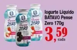 Supermercados Unidos Iogurte Líquido BATAVO Pense Zero oferta