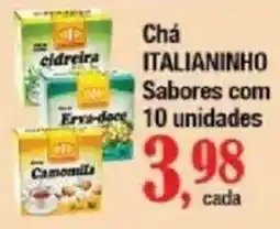 Supermercados Unidos Chá Italianinho oferta