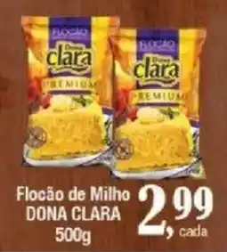 Supermercados Unidos Flocão de Milho dona clara oferta