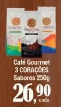 Supermercados Unidos Café Gourmet 3 Corações oferta